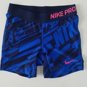 Girl's medium Nike Pro spandex shorts